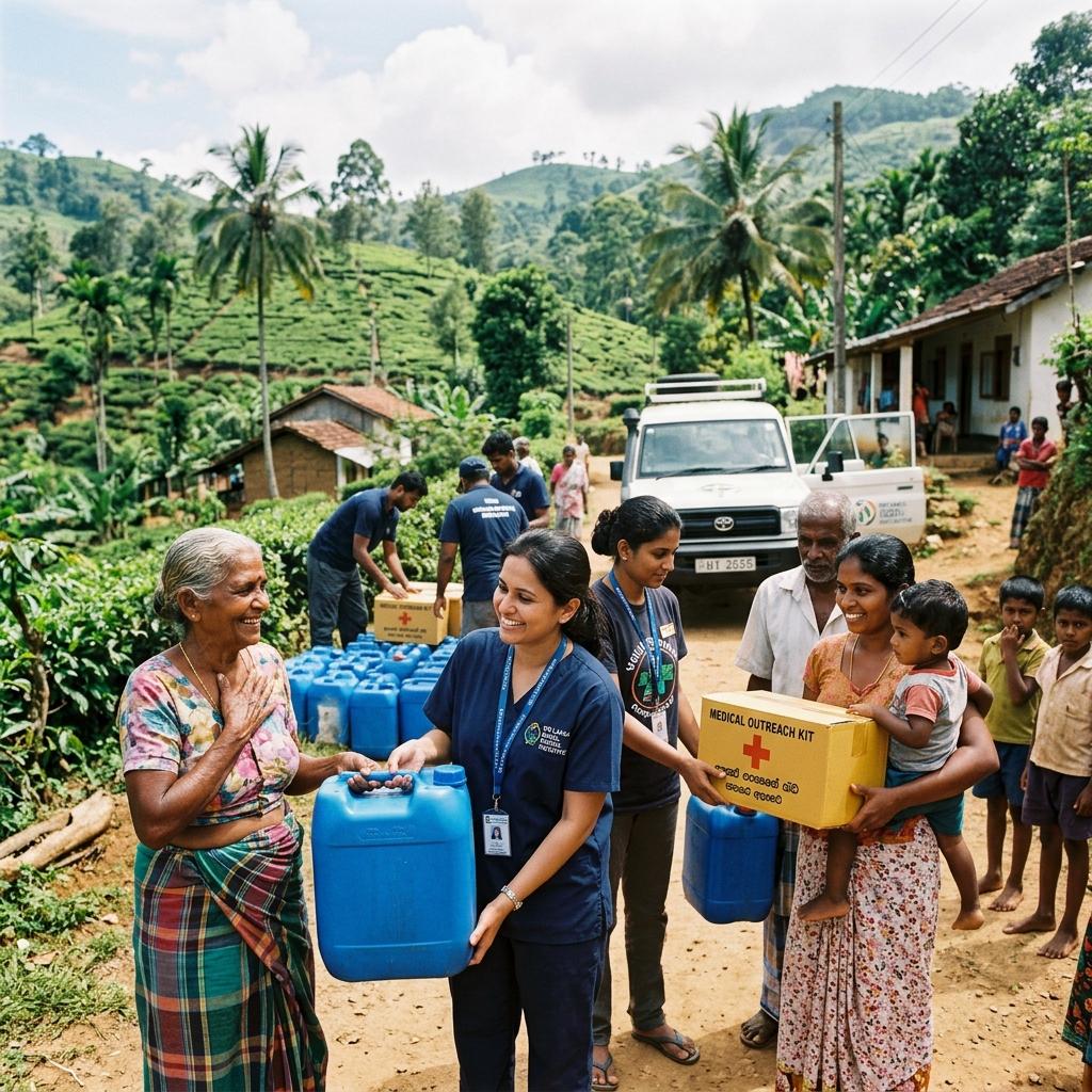 Trimed Pharma rural community healthcare donations Sri Lanka