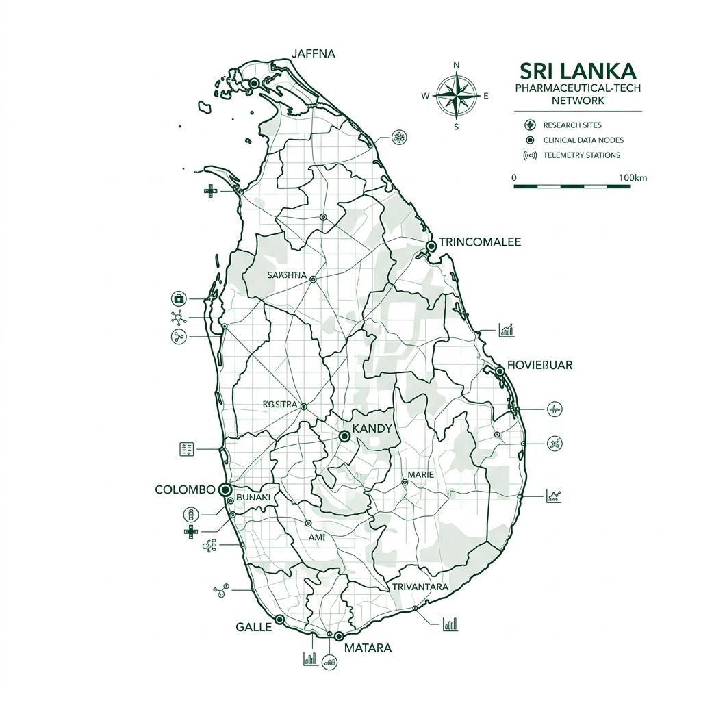 Sri Lanka Clinical Telemetry Map